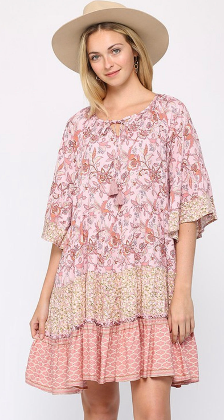 Ditsy Print Dress