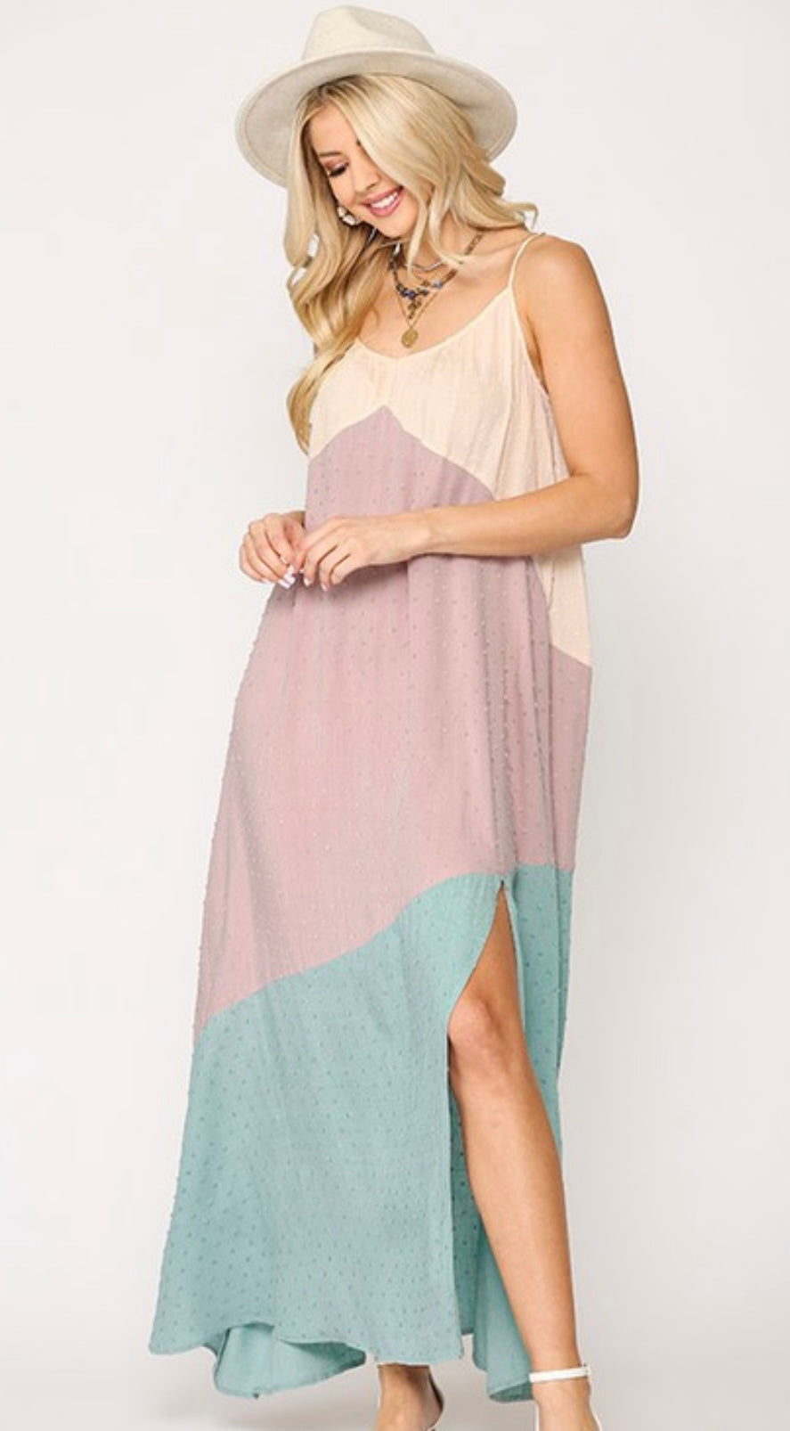 Color Block Maxi