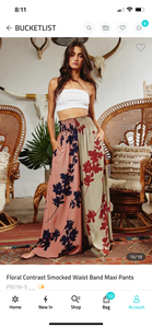 Half & Half Maxi Pants