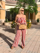 Load image into Gallery viewer, Rust Stripe Jumpsuit