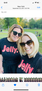 Sequins Jelly Letter T- Shirt