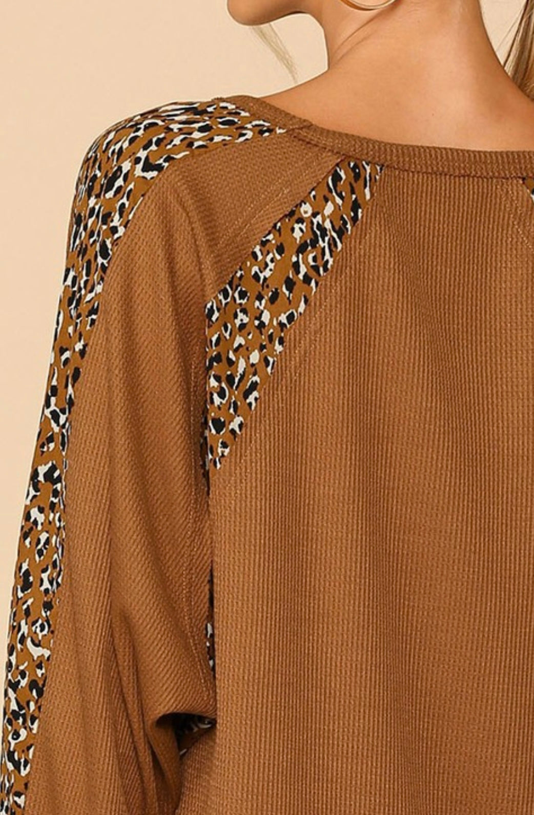 Thermal Knit Animal Print